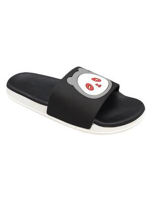 black slip on flip flops - 16958294 - Standard Image - 2