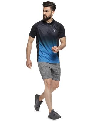 black striped polo t-shirt - 16958318 - Standard Image - 4