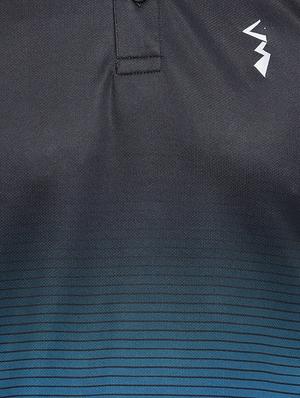 black striped polo t-shirt - 16958318 - Standard Image - 5
