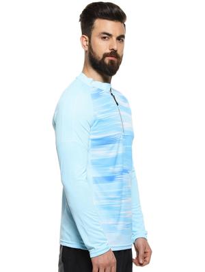 blue printed raglan t-shirt - 16958329 - Standard Image - 2