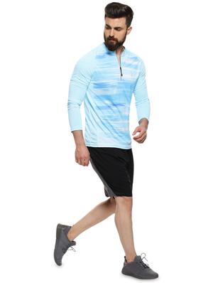 blue printed raglan t-shirt - 16958329 - Standard Image - 4