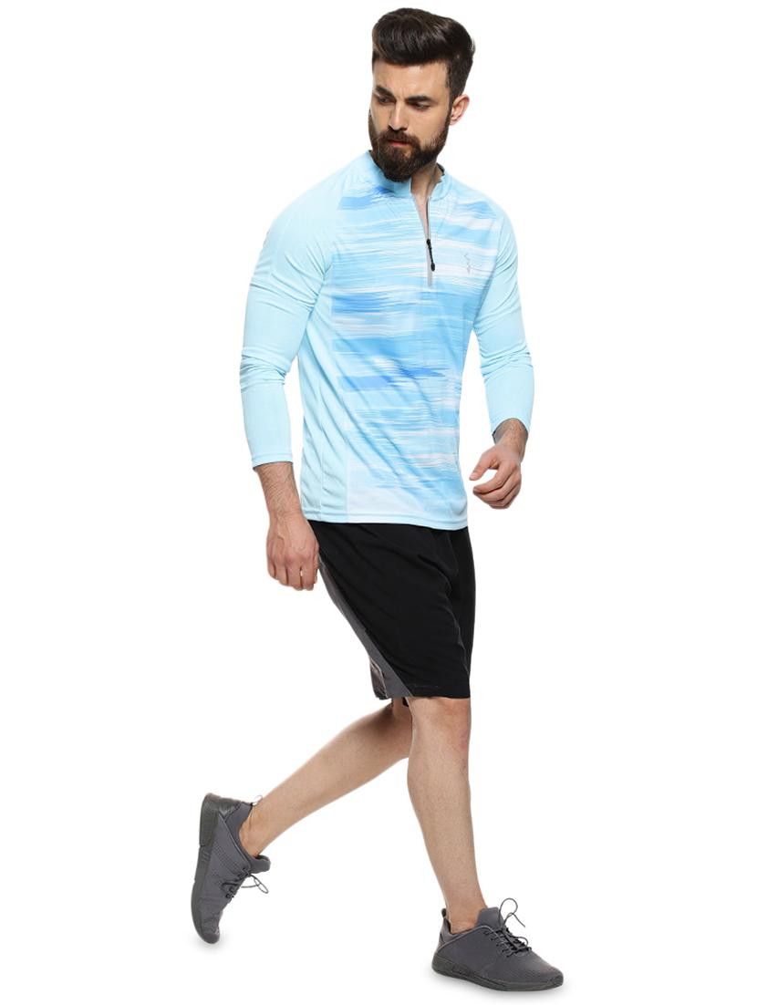 blue printed raglan t-shirt - 16958329 - Zoom Image - 4