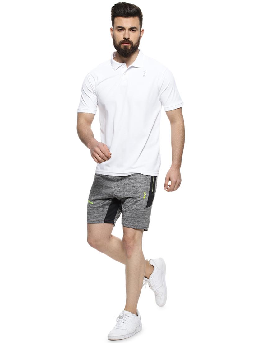 white solid polo t-shirt - 16958332 - Zoom Image - 4