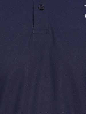 navy blue solid polo t-shirt - 16958333 - Standard Image - 5