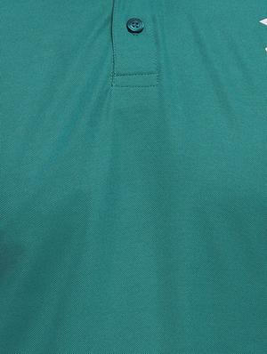 green solid polo t-shirt - 16958334 - Standard Image - 5