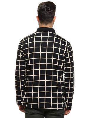 black checkered casual shirt - 16958337 - Standard Image - 3