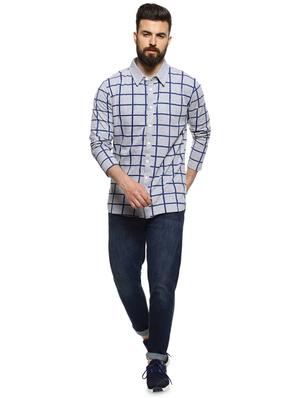 grey checkered casual shirt - 16958340 - Standard Image - 4