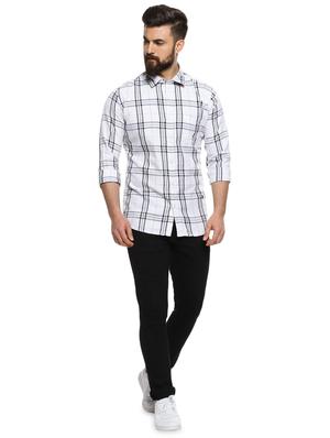 white checkered casual shirt - 16958342 - Standard Image - 4