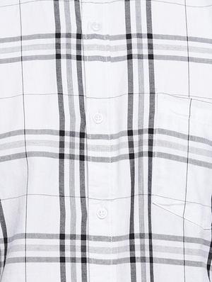 white checkered casual shirt - 16958342 - Standard Image - 5