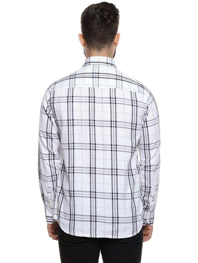 white checkered casual shirt - 16958342 - Zoom Image - 3