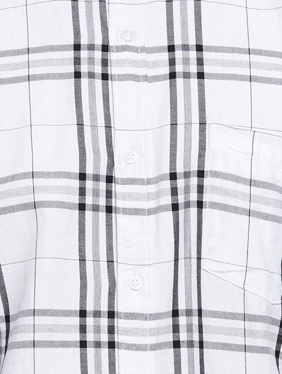 white checkered casual shirt - 16958342 - Zoom Image - 5