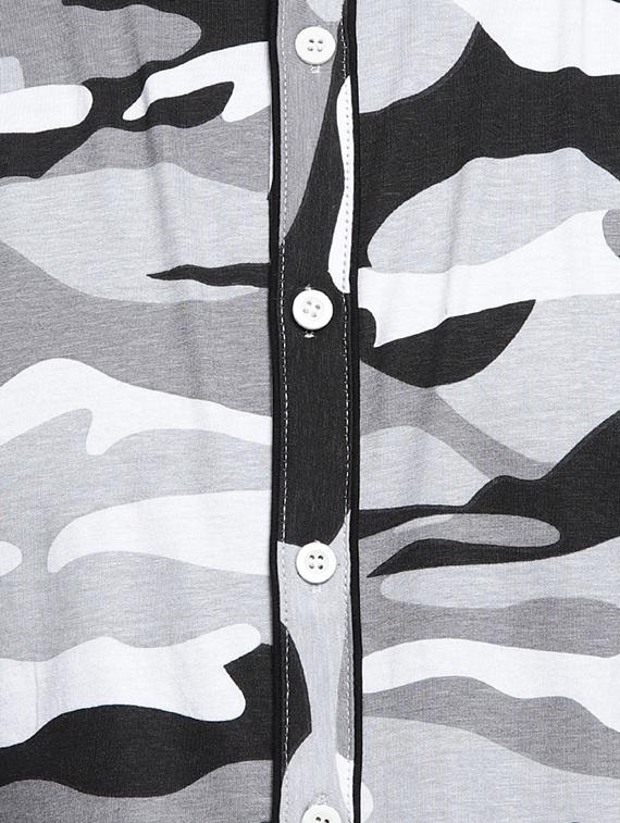 grey camouflage casual shirt - 16958349 - Zoom Image - 5