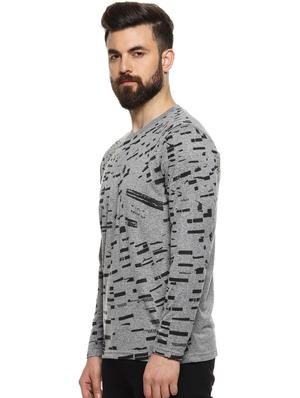 grey printed t-shirt - 16958352 - Standard Image - 2