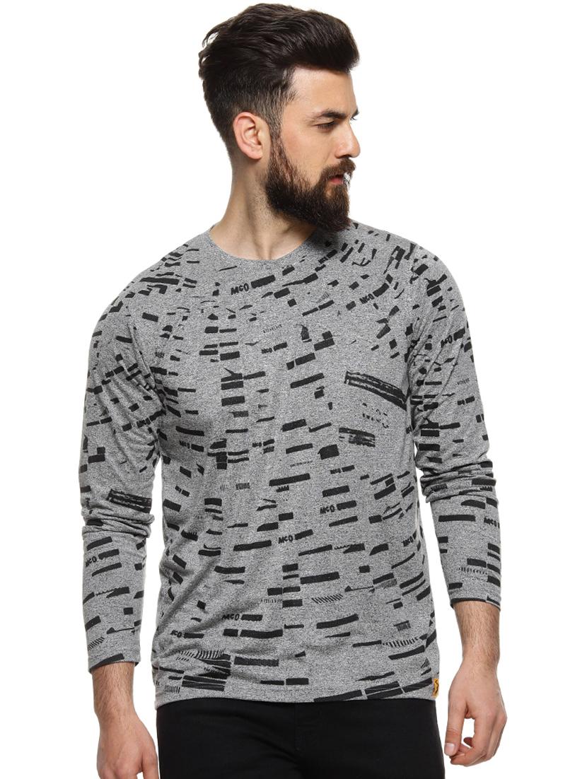 grey printed t-shirt - 16958352 - Zoom Image - 1