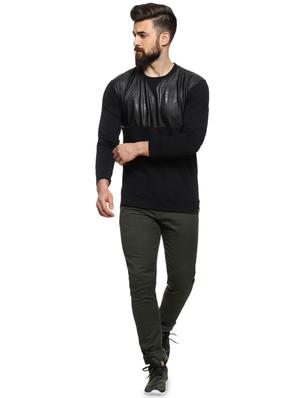 black cut & sew t-shirt - 16958353 - Standard Image - 4