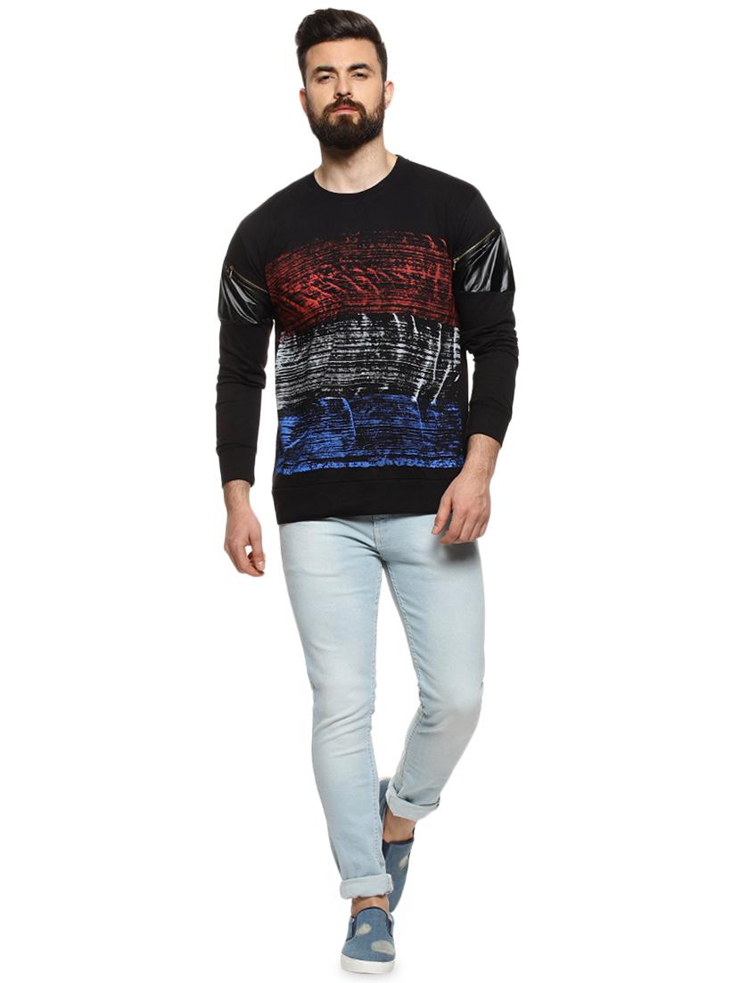 black front print t-shirt - 16958458 - Zoom Image - 4