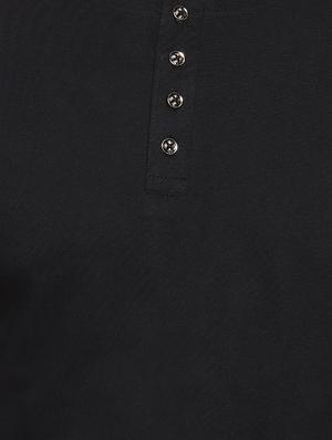 black solid asymmetric t-shirt - 16958466 - Standard Image - 5