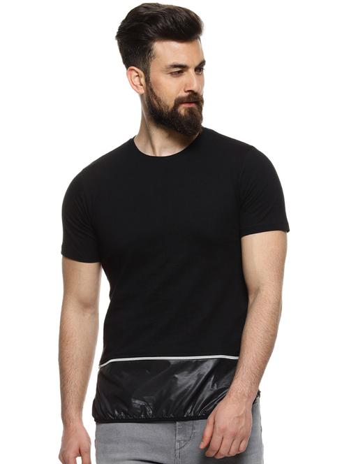 black solid t-shirt - 16958467 - Standard Image - 1