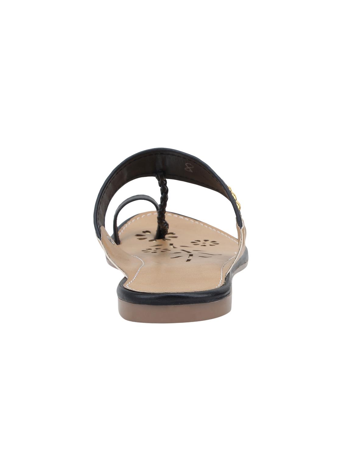 black one toe sandals - 16958584 - Zoom Image - 3