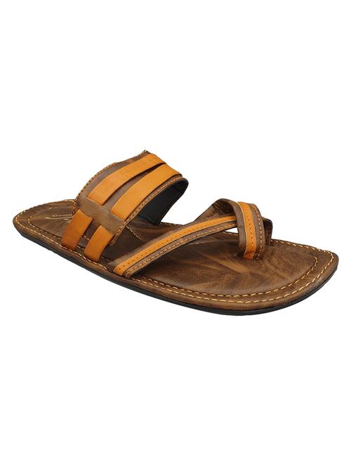 brown open toe slippers - 16958588 - Standard Image - 1
