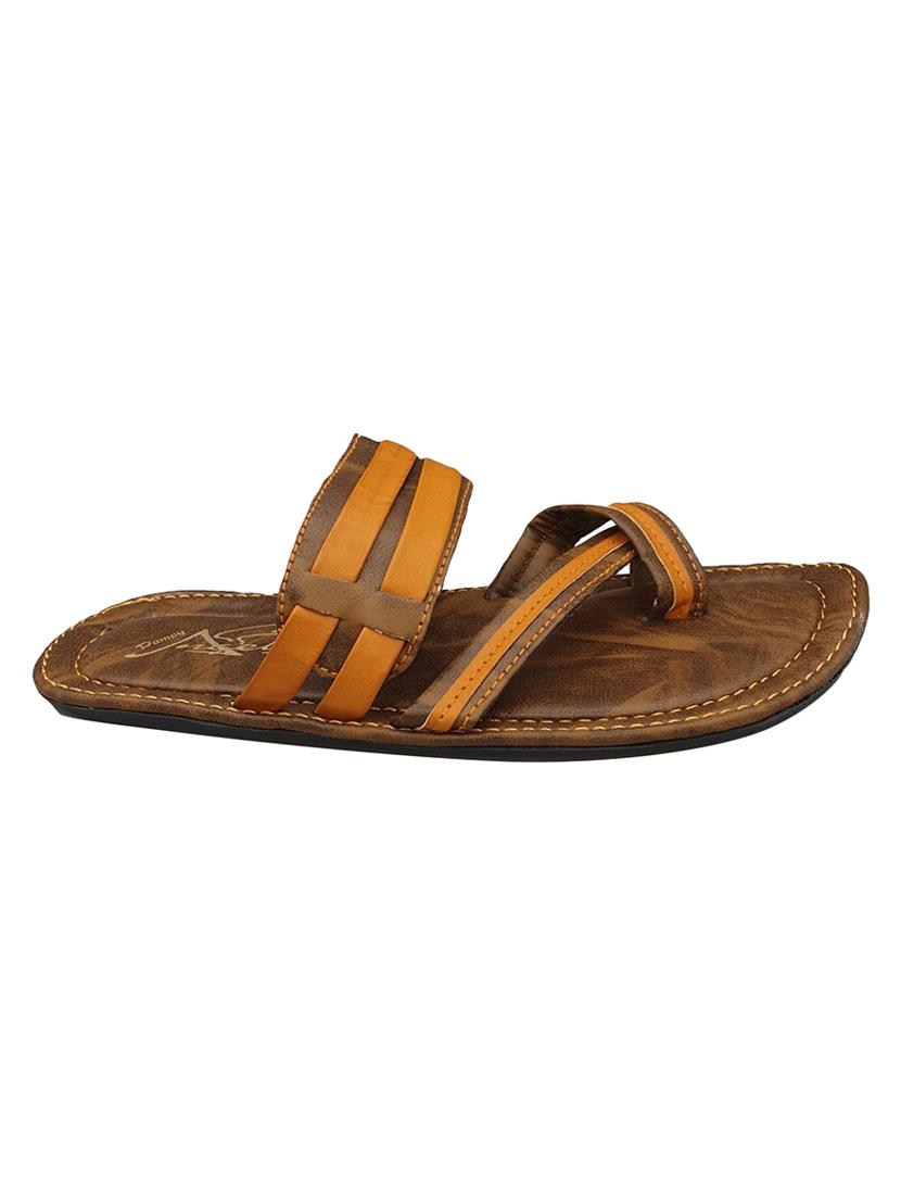 brown open toe slippers - 16958588 - Zoom Image - 2