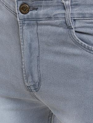grey light washed denim jeans - 16958785 - Standard Image - 5