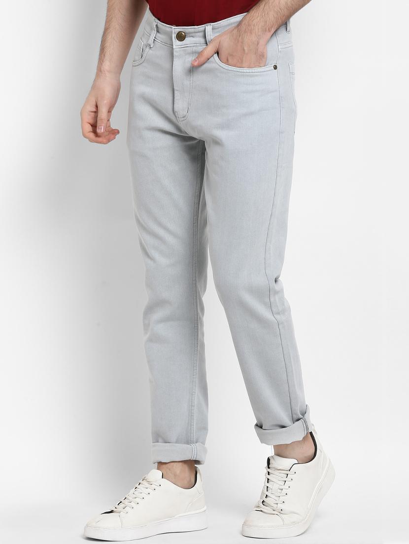 grey plain denim jeans - 16958786 - Zoom Image - 2
