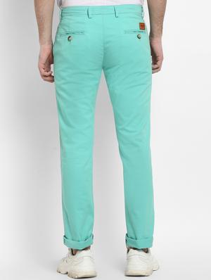 green solid chinos - 16958787 - Standard Image - 3