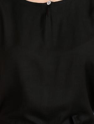 tie front solid romper - 16958797 - Standard Image - 5