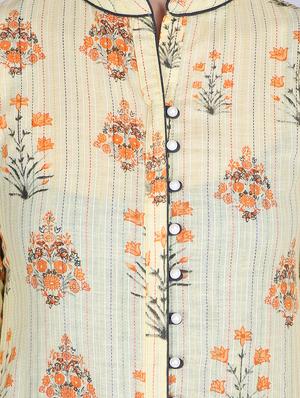 floral a-line kurta - 16958831 - Standard Image - 4
