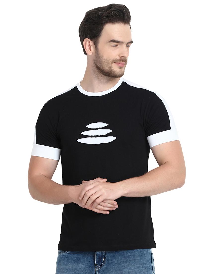 black ripped t-shirt - 16959067 - Zoom Image - 1