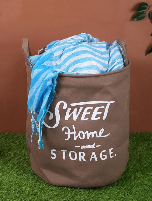 folding round laundry bag - 16959094 - Standard Image - 1