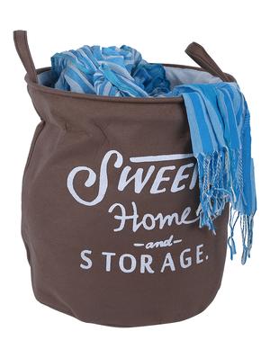 folding round laundry bag - 16959094 - Standard Image - 3