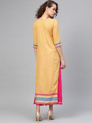 solid kurta palazzo set - 16959595 - Standard Image - 3