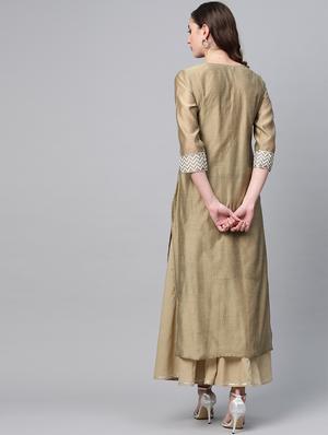 printed kurta skirt set - 16959624 - Standard Image - 3