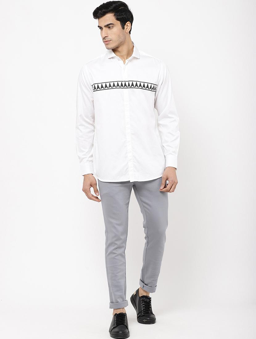 white taped casual shirt - 16959660 - Zoom Image - 4
