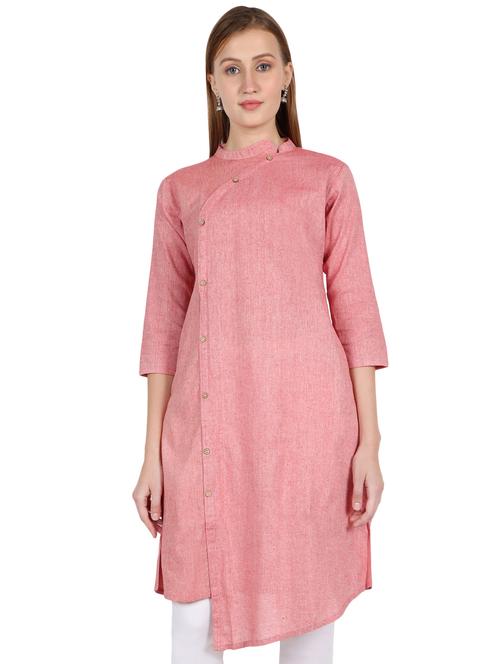 asymmetric button-up tunic - 16959743 - Standard Image - 1