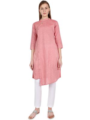 asymmetric button-up tunic - 16959743 - Standard Image - 4