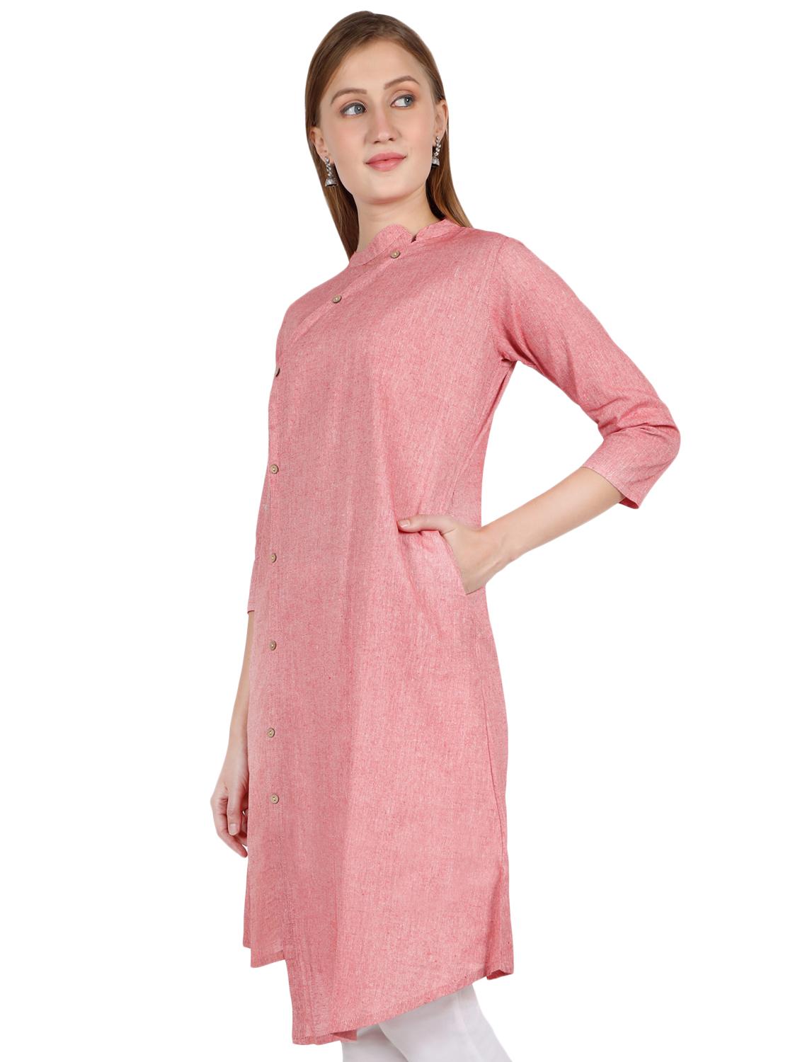 asymmetric button-up tunic - 16959743 - Zoom Image - 2