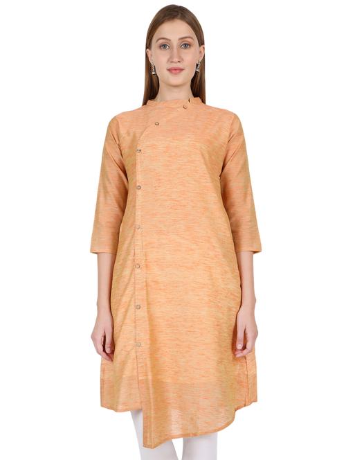 asymmetric button-up tunic - 16959744 - Standard Image - 1
