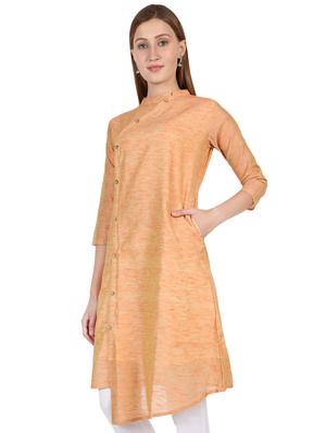 asymmetric button-up tunic - 16959744 - Standard Image - 2