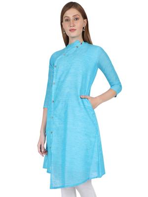 asymmetric button-up tunic - 16959745 - Standard Image - 2