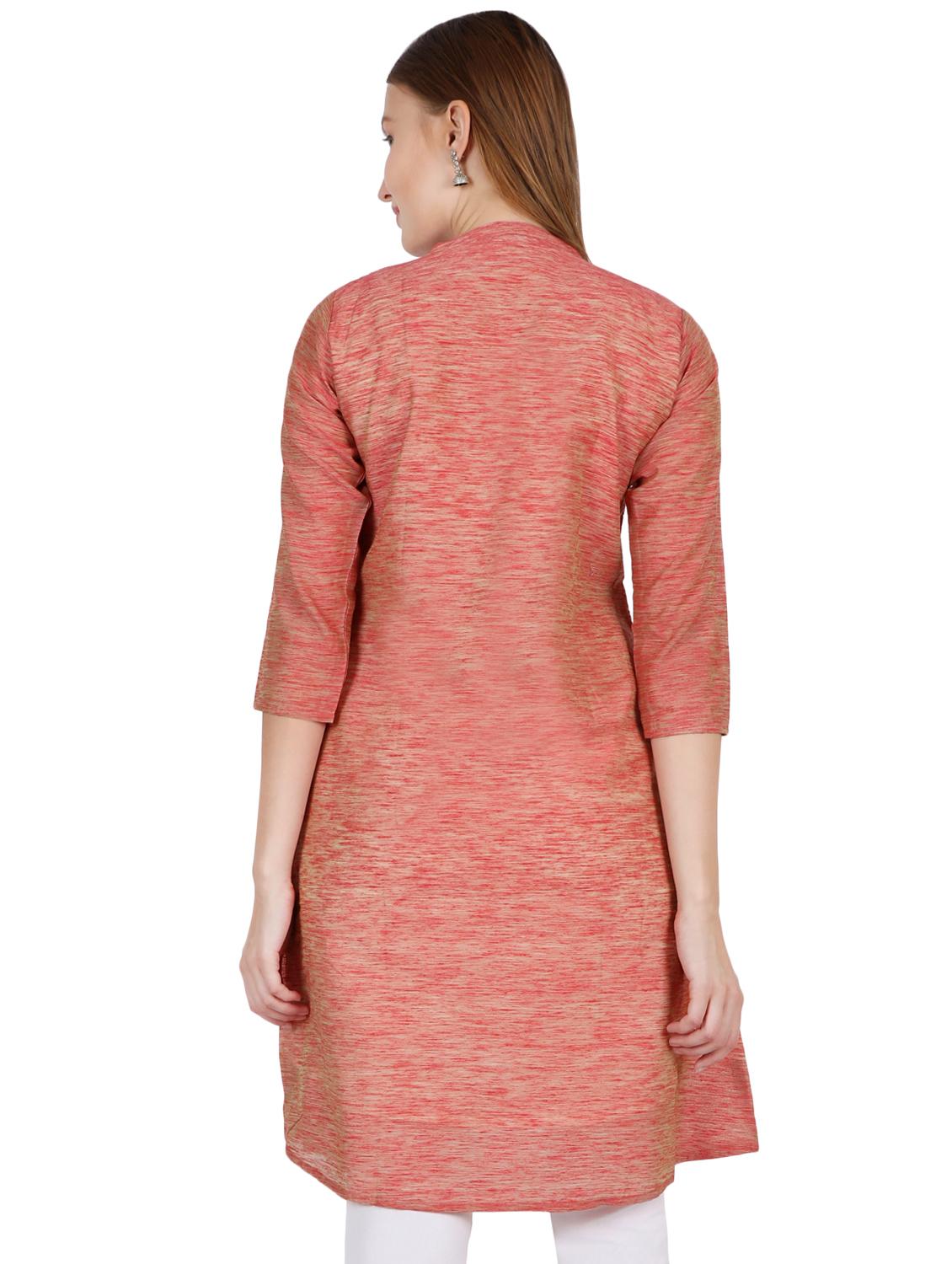 asymmetric button-up tunic - 16959746 - Zoom Image - 3