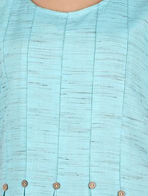 pleat detail flared dress - 16959752 - Standard Image - 5