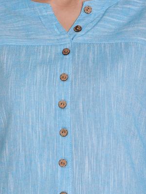 button-up a-line dress - 16959756 - Standard Image - 5