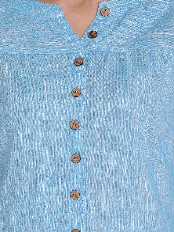 button-up a-line dress - 16959756 - Zoom Image - 5