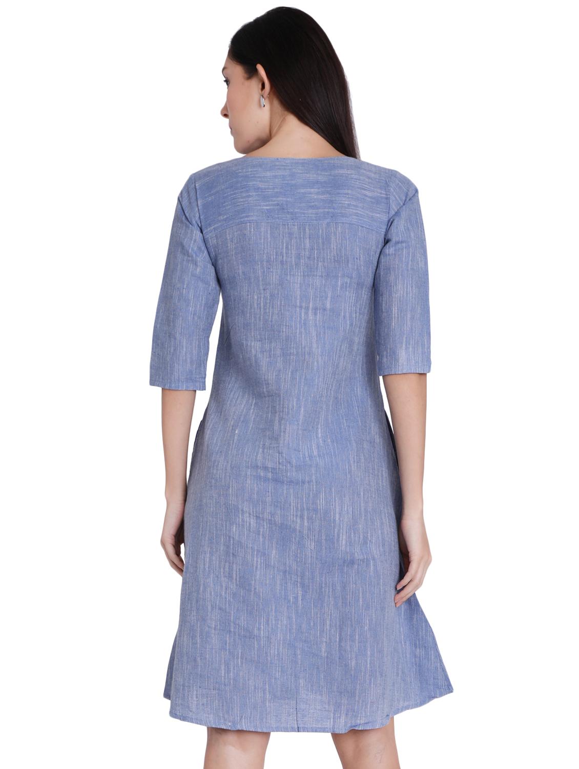 button-up a-line dress - 16959757 - Zoom Image - 3