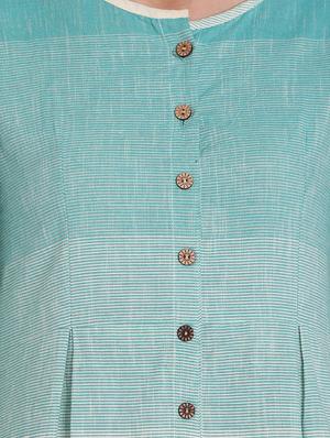 button-up ombre a-line dress - 16959759 - Standard Image - 5