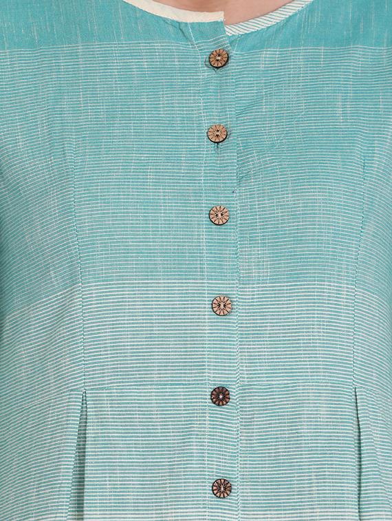 button-up ombre a-line dress - 16959759 - Zoom Image - 5