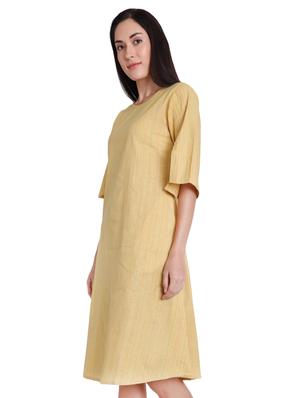 slit sleeves a-line dress - 16959762 - Standard Image - 2